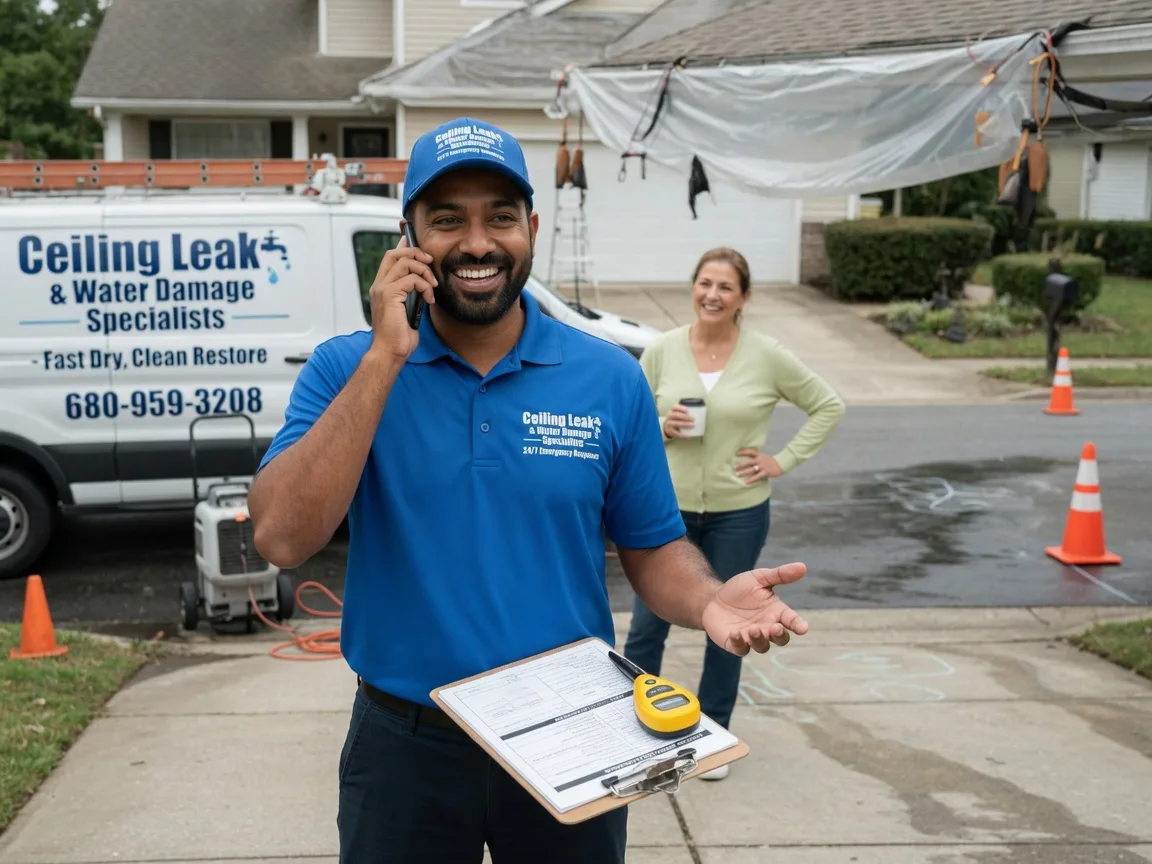 Ceiling Leak Cleanup Crump, TN FAQs