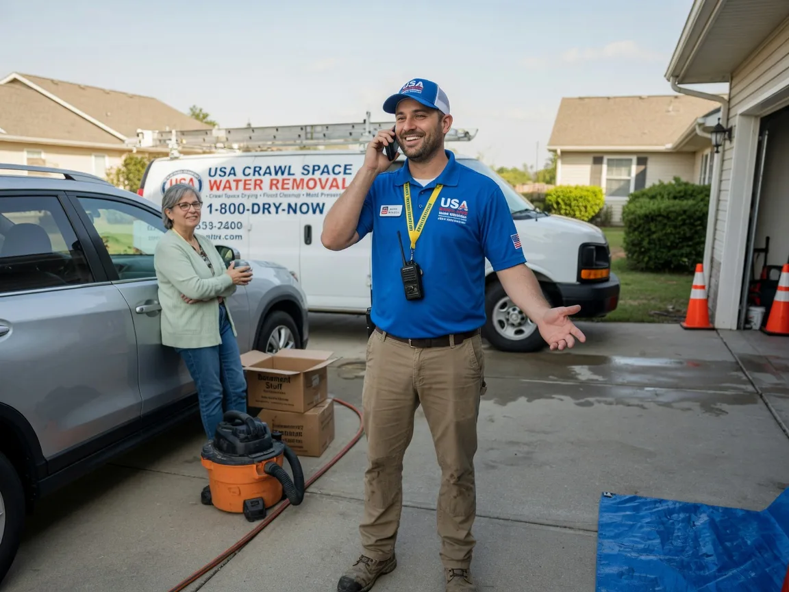 Crawl Space Water Removal Crump, TN FAQs